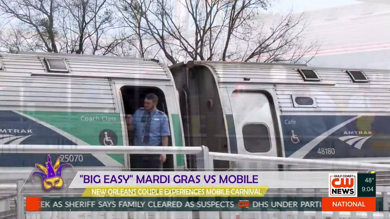 New Orleans couple rides Amtrak to experience first Mobile Mardi Gras