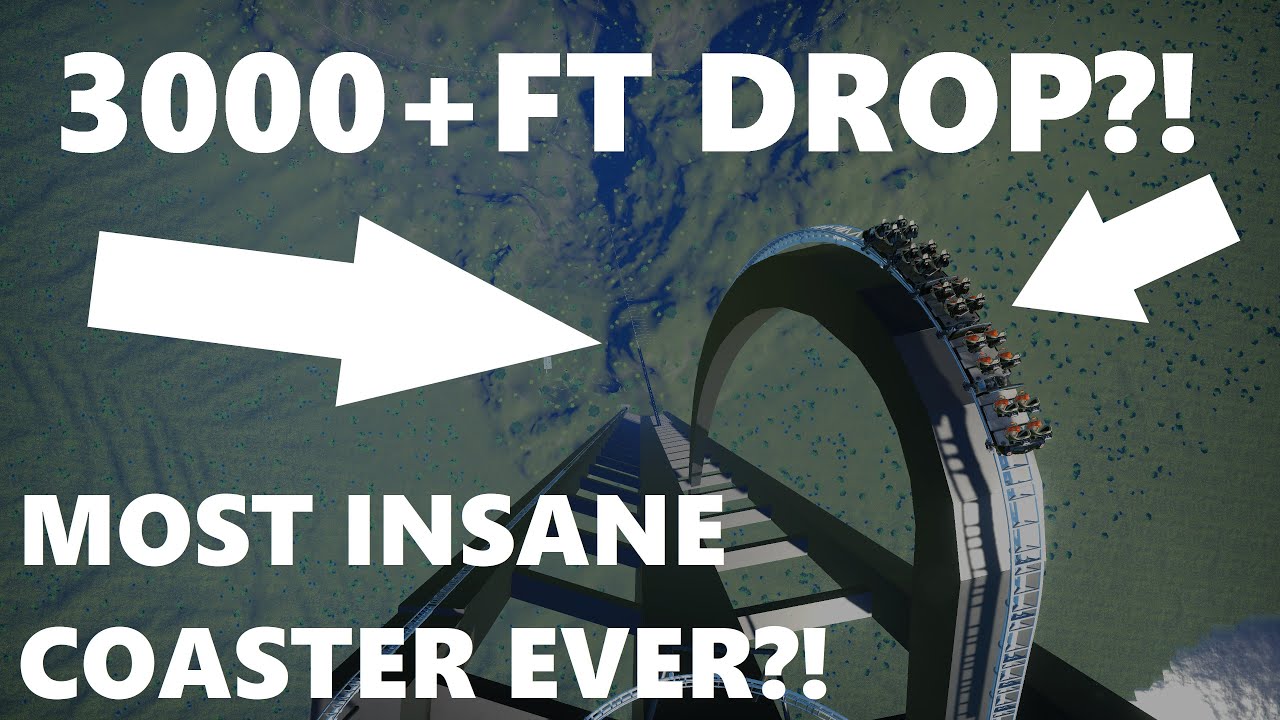 3000+ FOOT TALL COASTER!  | Planet Coaster POV