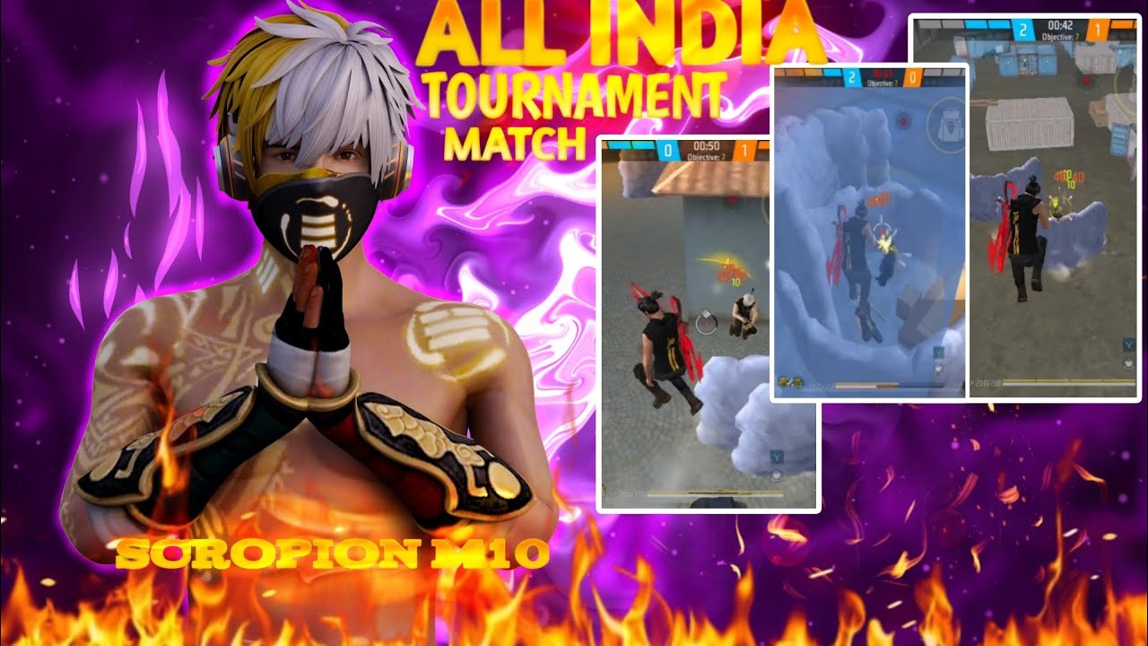 ALL INDIA GROUP TOURNAMENT SEME FINAL MATCH FT- SCROPION M10 #paidcustom #paidcustom #freefire 