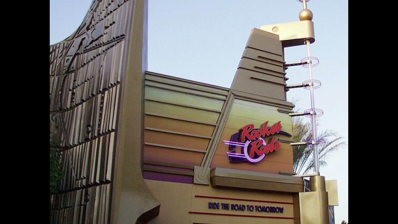 Disneyland Rocket Rods Theme - World of Creativity (Magic Highways of Tomorrow)