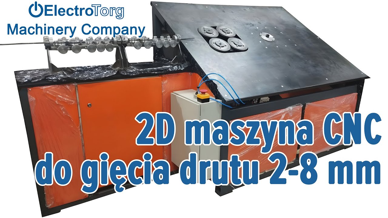 Idealne rozwiązanie do gięcia drutu: maszyna CNC 2-8 mm ElectroTorg