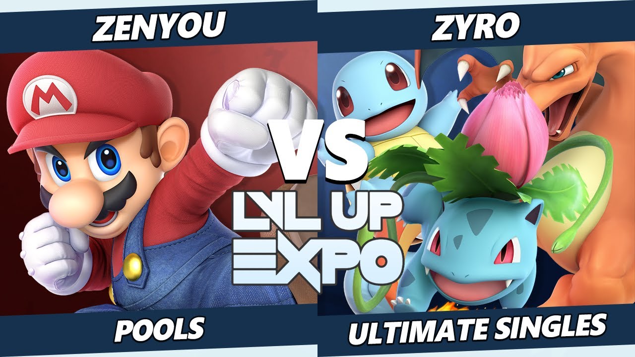 LVL Up Expo 2022 - Zenyou (Mario) Vs. Zyro (Pokemon Trainer) SSBU Ultimate Tournament
