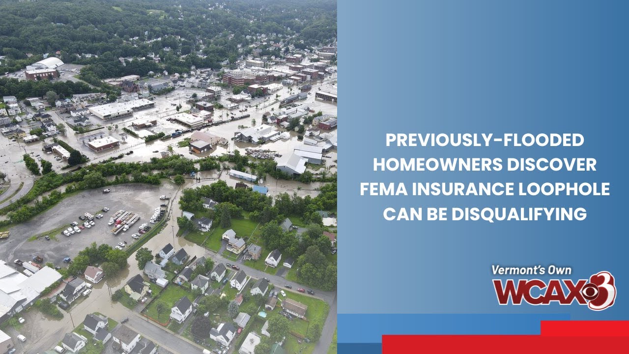 Previously-flooded homeowners discover FEMA insurance loophole can be disqualifying