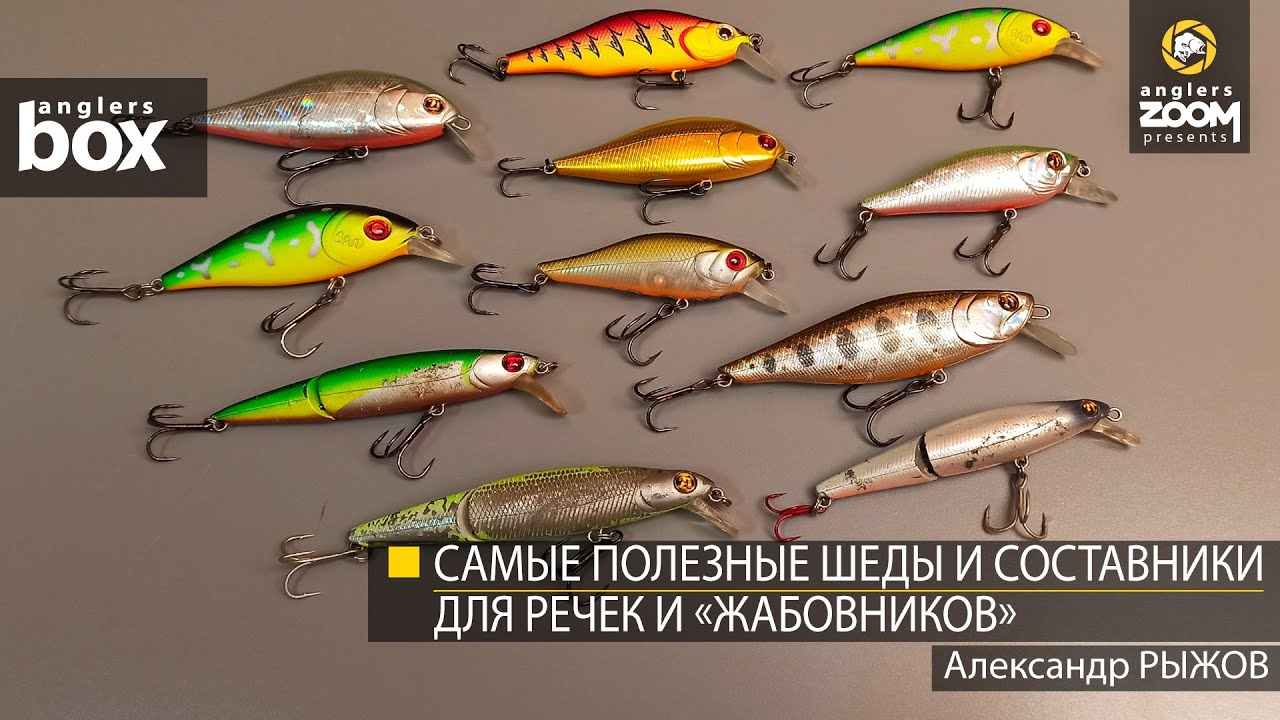 Самые полезные шеды и составники для речек и &laquo;жабовников&raquo;. Александр Рыжов. Anglers Box