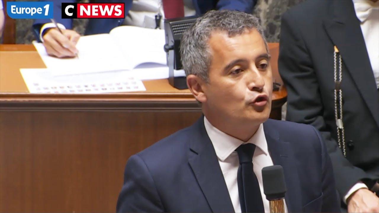 Quand Gérald Darmanin rend hommage aux policiers