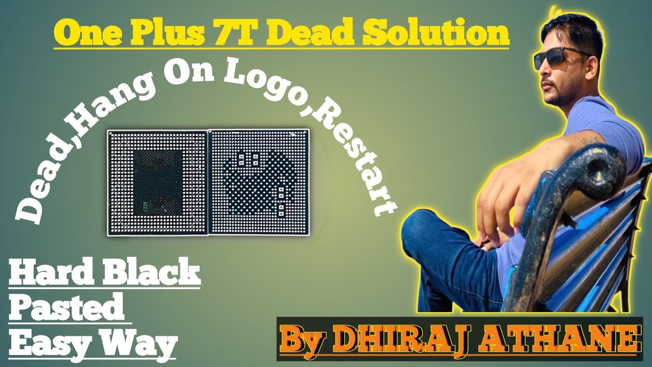 ONE PLUS 7T DEAD SOLVE ...EASY WAY TO REBALL BLACK PASTED CPU AND RAM