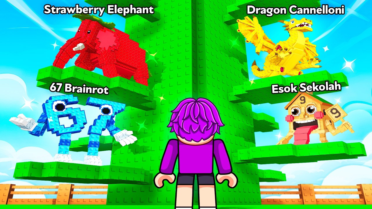 ROBLOX GROW BEANSTALK FOR BRAINROTS...
