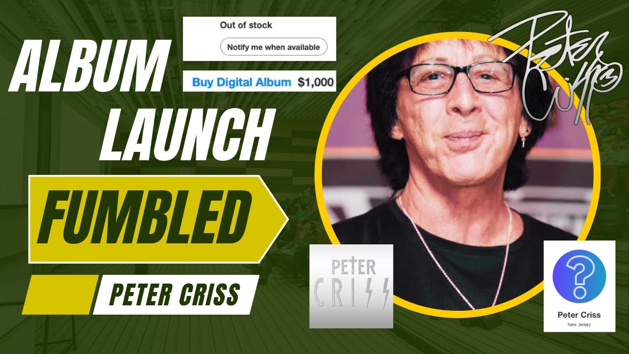 Peter Criss (KISS) Record Label Launch Fail #petercriss
