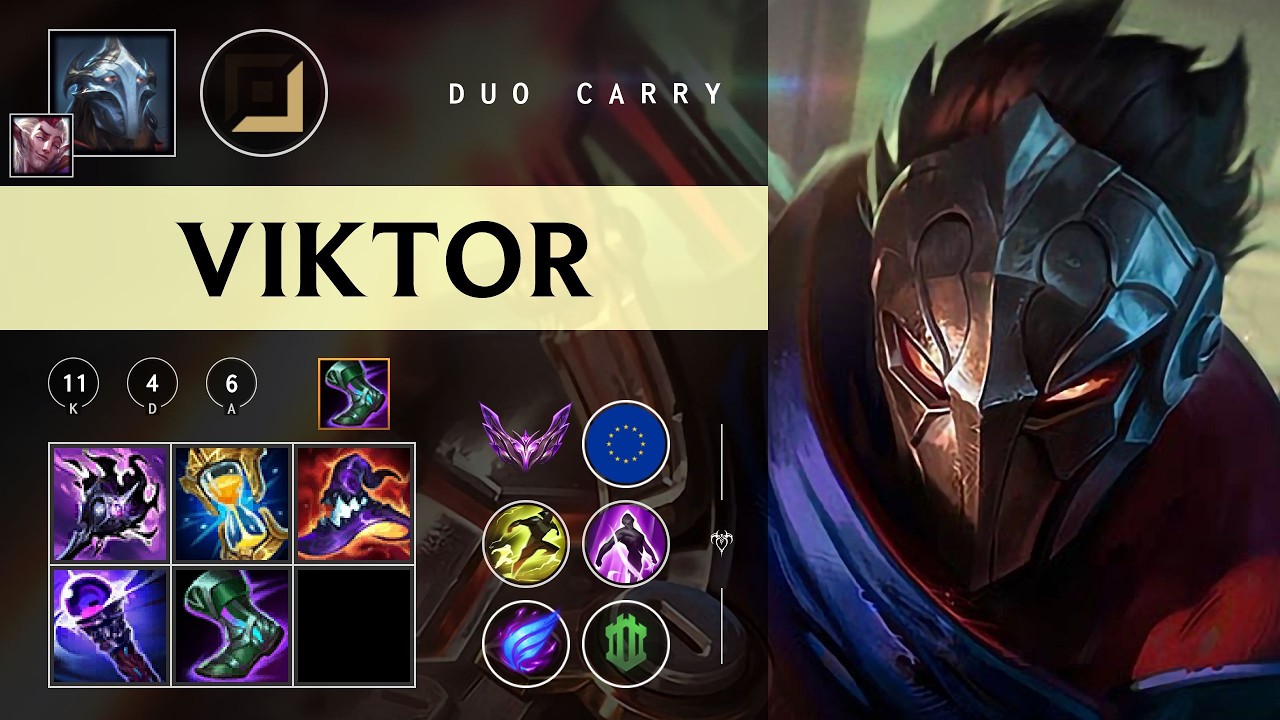 Viktor Carry vs Kai'Sa - EUW Master Patch 26.04