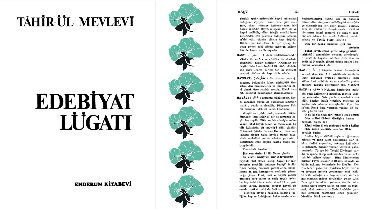 HAŞV ( 2 ) NEDİR? | Edebiyat L&uuml;gati | Tahir-&uuml;l Mevlevi | H Harfi