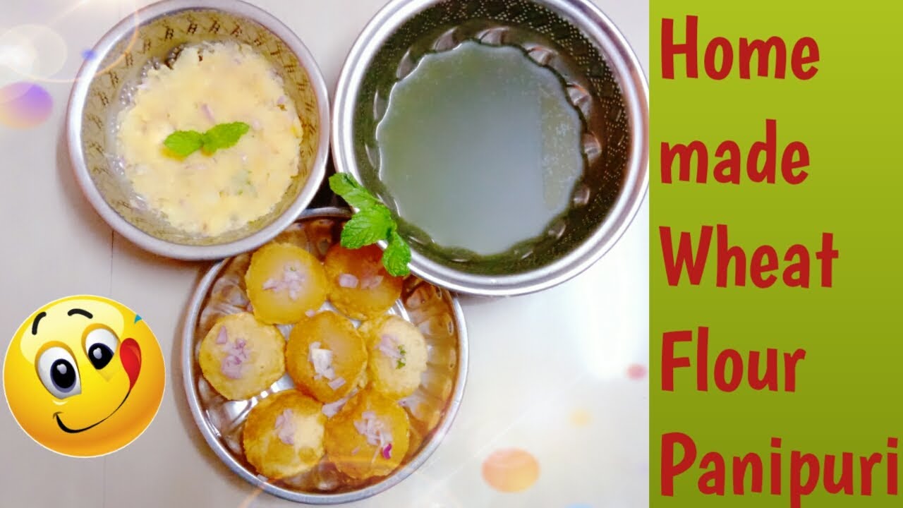 How to make homemade Wheat Flour Pani Puri ? Another cooking experiment during Lockdown