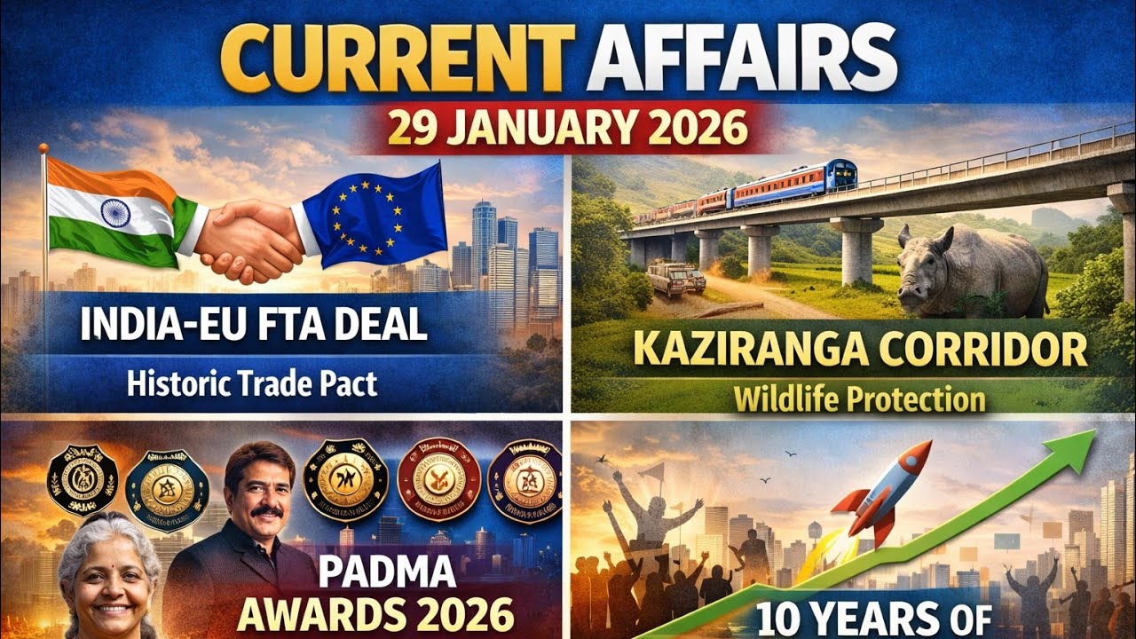 CURRENT AFFAIRS 29 JANUARY 2026