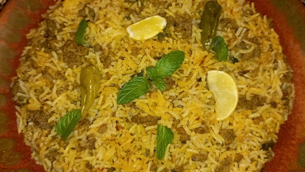 Keema Pulao Recipe | Keema Masalaydar Pulao | Beef Keema Pulao Recipe