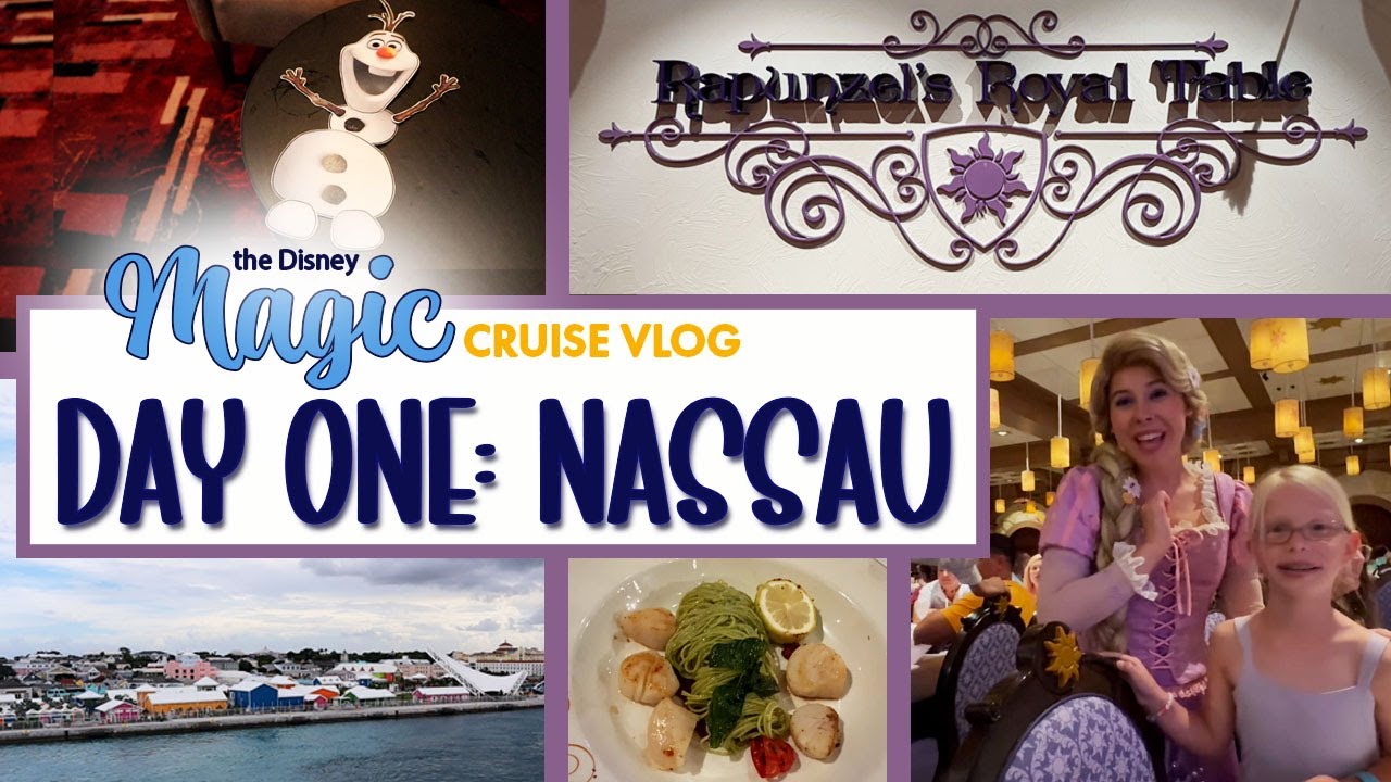DISNEY MAGIC CRUISE VLOG | DAY ONE | NASSAU BAHAMAS | 2024