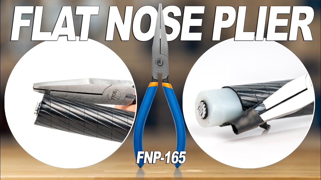 Jonard Tools Flat Nose Plier (FNP-165) Product Video