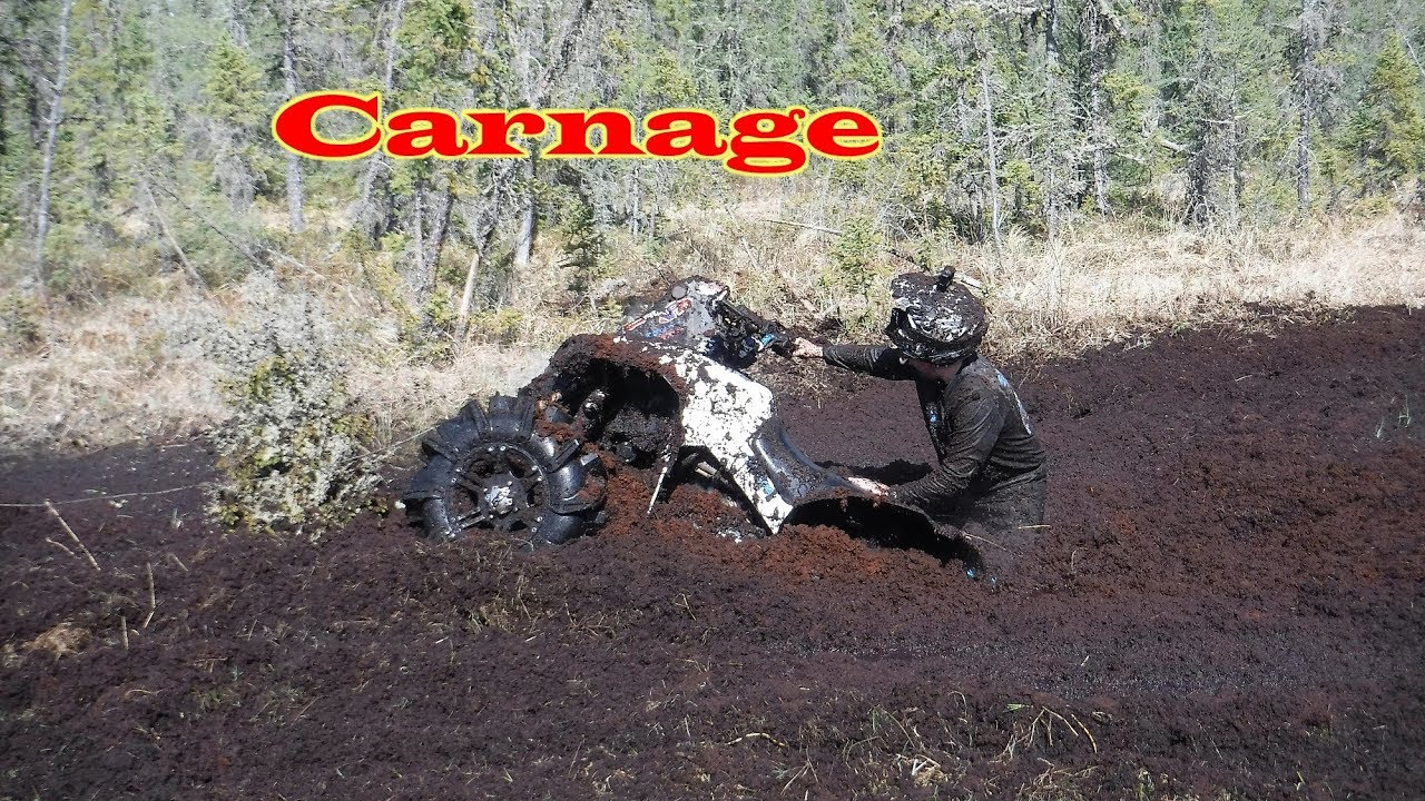 Carnage Best Skeg Extreme ATV Trail Ride Ostacruiser Blackie Saskatchewan