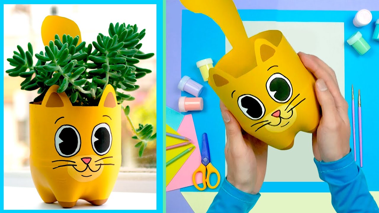 Manualidades de Animalitos con Botellas de Plástico,  Toy Cantando | Día de la Tierra