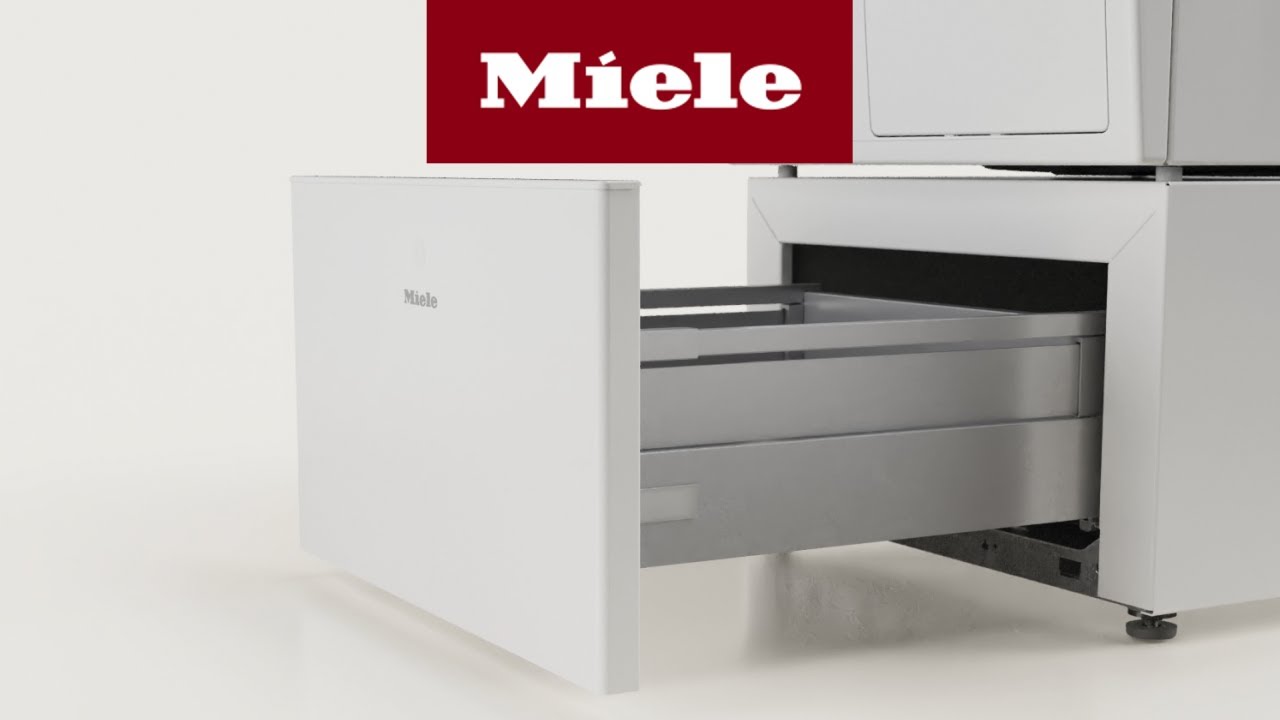 Wie installiere ich meine Waschmaschine auf einem Sockel WTS510? | Miele