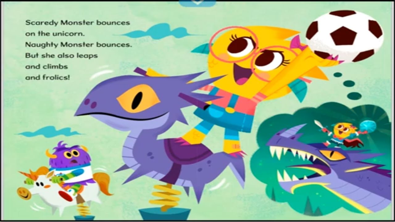 Scaredey Monster Meets Naughty Monster | KidsTale | Monster stories for kids