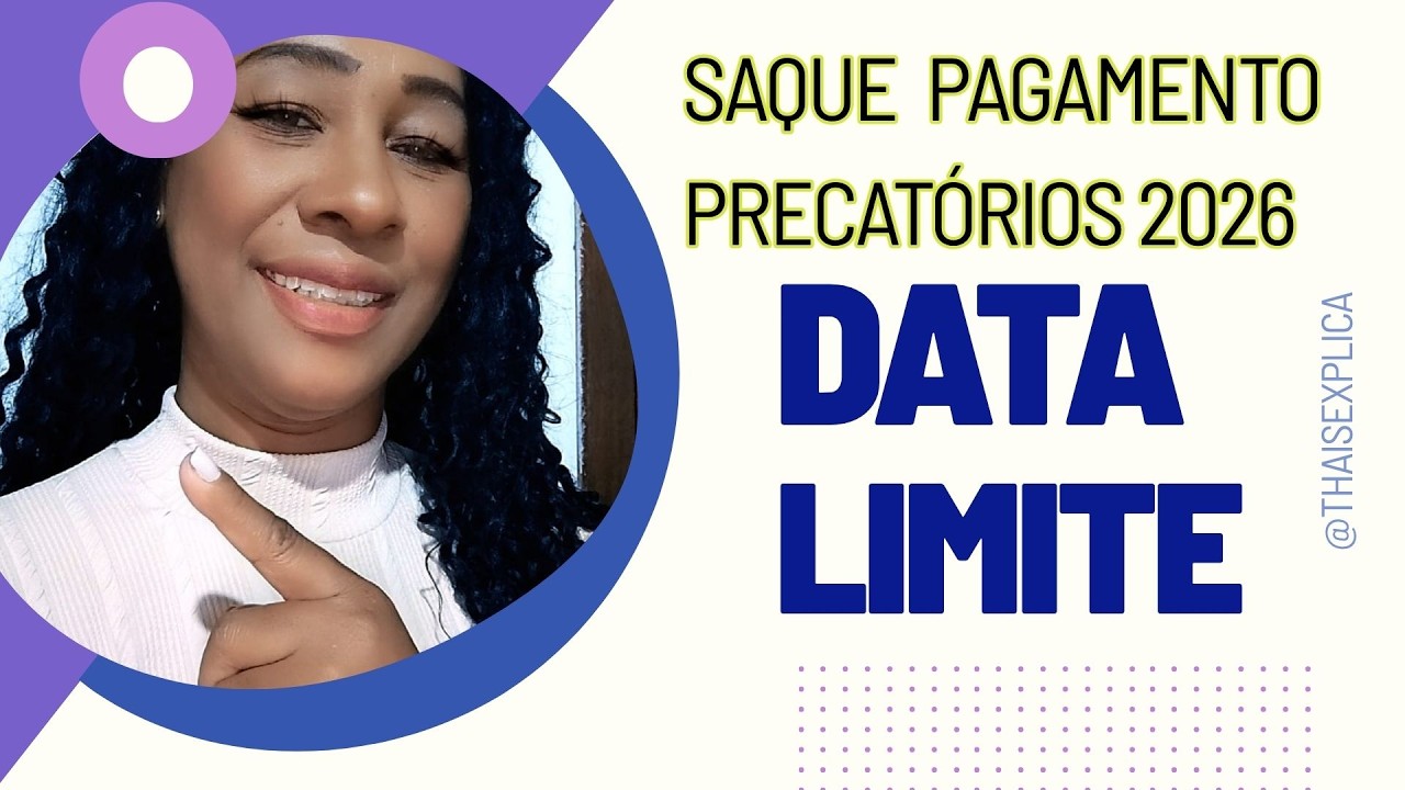DATA LIMITE: SAQUE PAGAMENTOS DE PRECAT&Oacute;RIOS DA JUSTI&Ccedil;A FEDERAL !