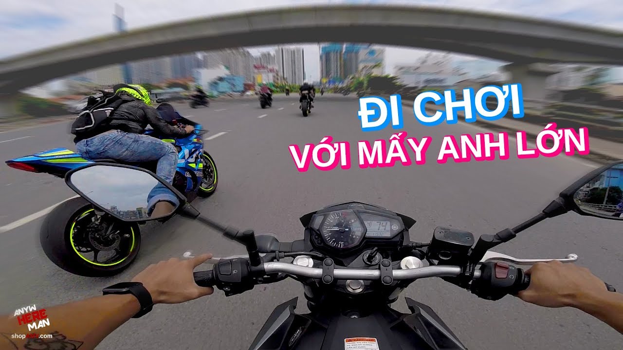 MT-03 dạo phố cùng mấy anh PKL | Test ride BMW 310R 310GS | Vlog 100