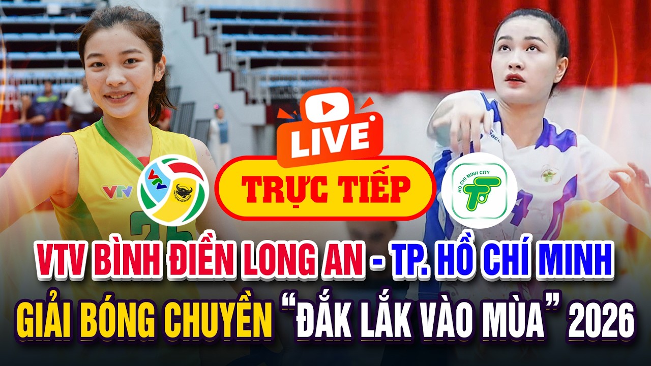 🔴 Trực tiếp: Trẻ VTV Bình Điền Long An – TP. Hồ Chí Minh | Chung kết Giải 