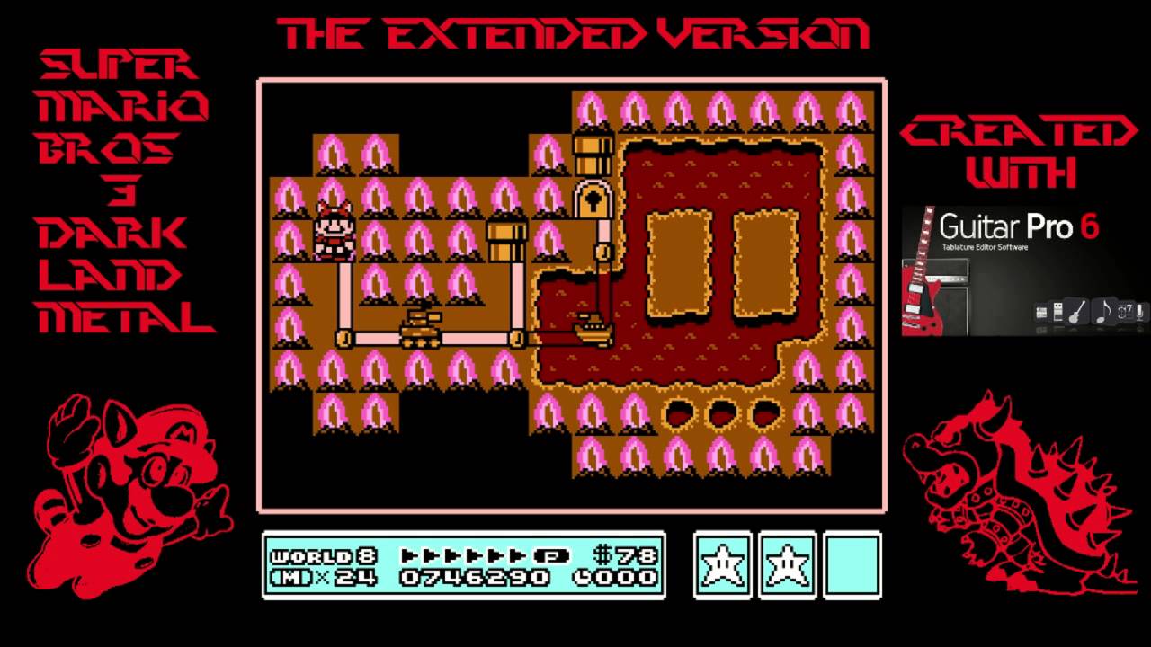 Super Mario Bros 3: Dark Land [Guitar Pro 6 Extended Version]