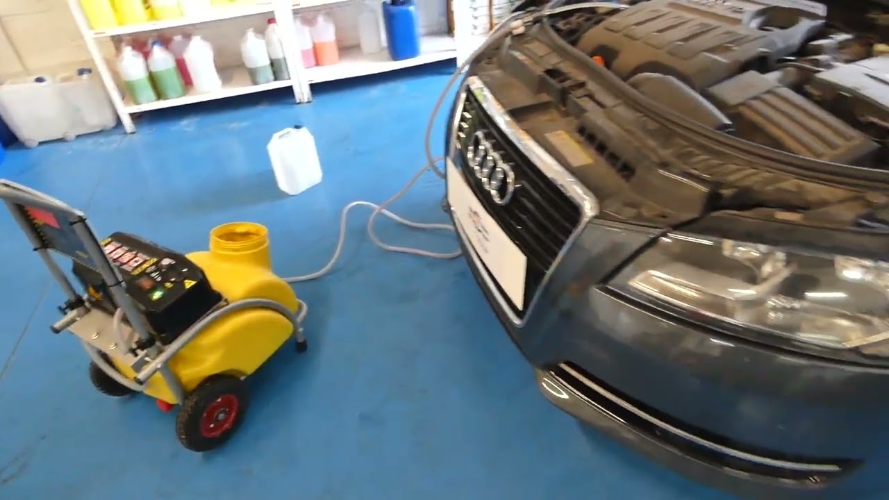 Nettoyage FAP AUDI A3 1L6 TDI 105 CV avec Machine FAP Cleaner