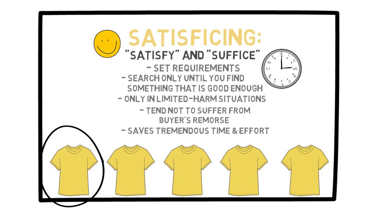 Lecture 33: Satisficing and Simplicity