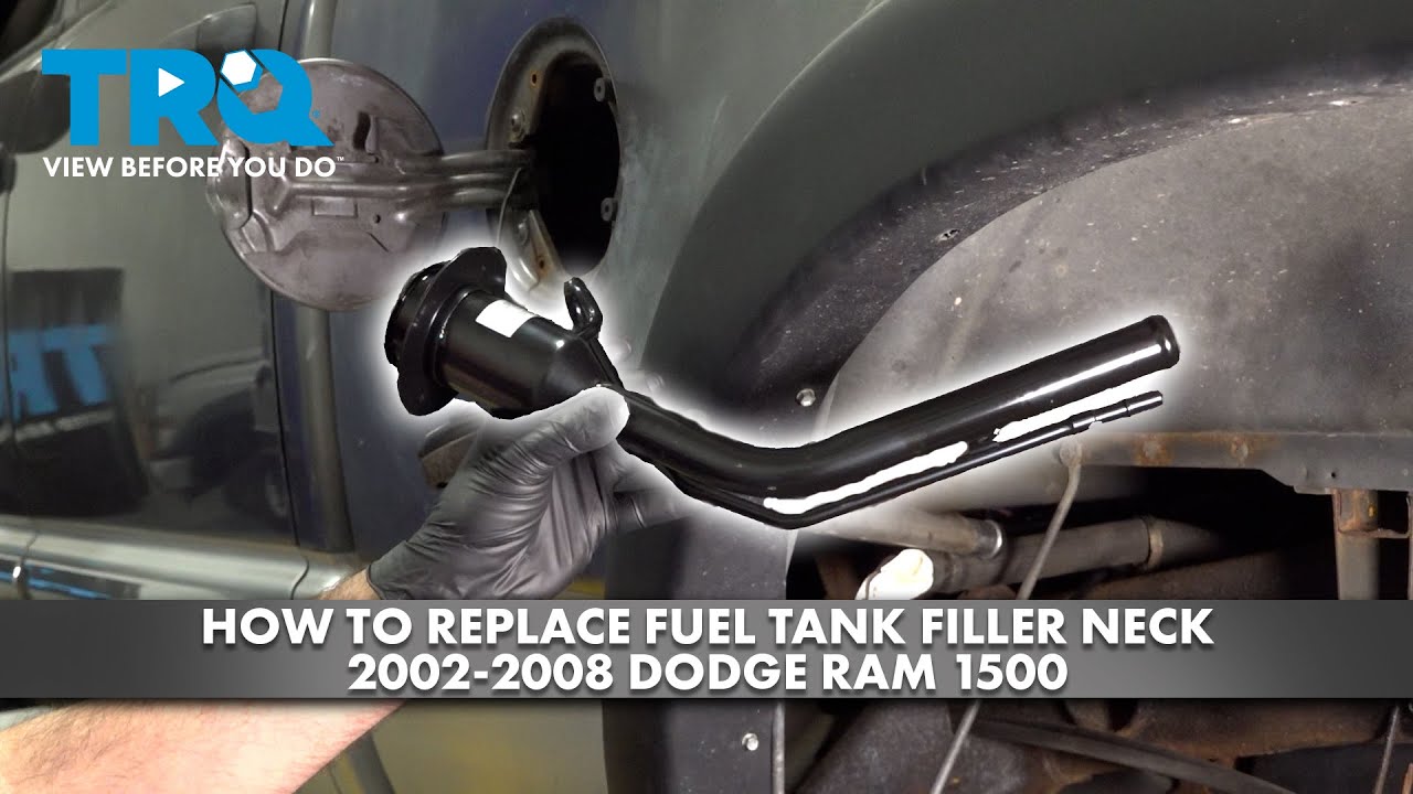 Как заменить заливную горловину топливного бака Dodge Ram 1500 2002-2008 годов