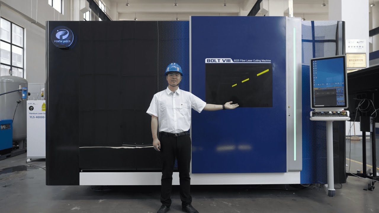 PENTA LASER NEW BOLT VIII DEBUT 40KW HIGH POWER FIBER LASER CUTTING MACHINE