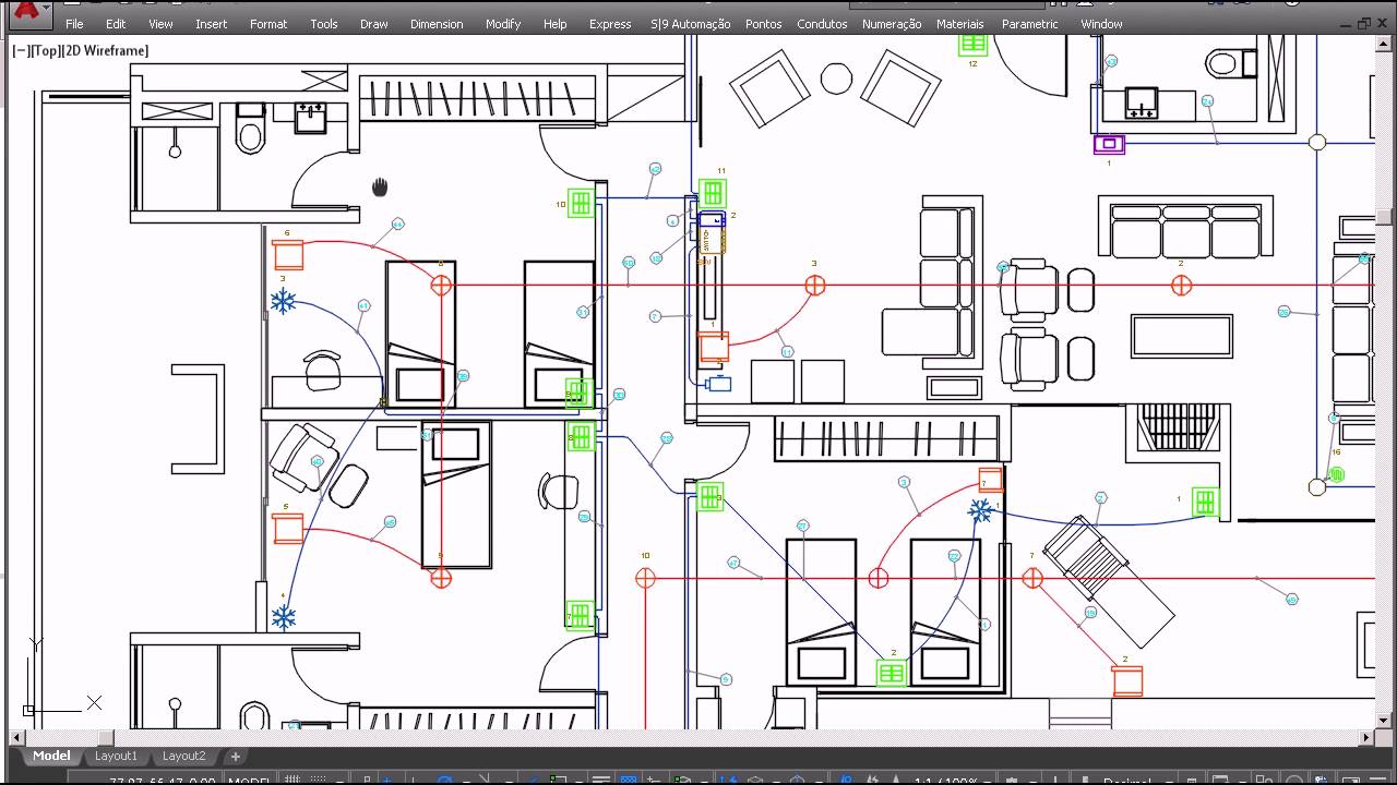 Software CAE/CAD para Projetos de Casa Inteligente com CADDPROJ Automa&ccedil;&atilde;o Residencial