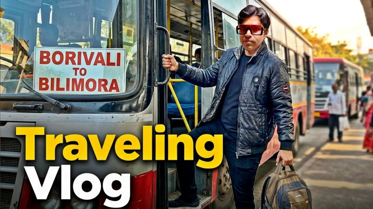 Borivali to Bilimora Bus Journey Vlog | Unexpected Moments 😂 || Vlog 13