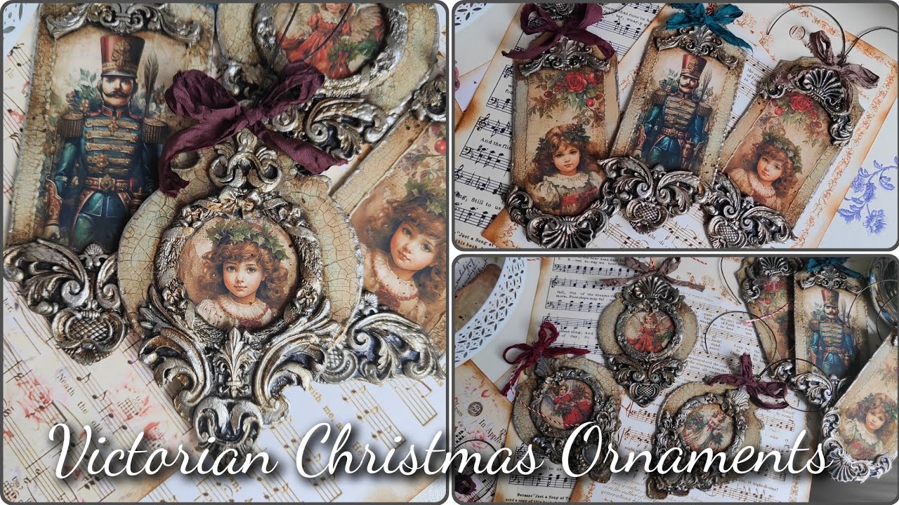 DIY Christmas Decorations: Cardboard, Decoupage & Modeling Clay🌲