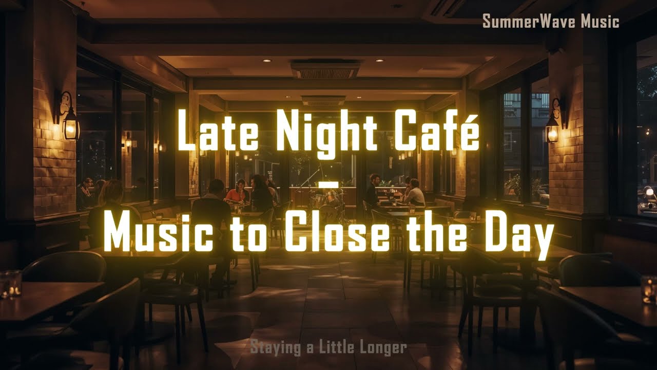 [Playlist – Café Jazz Series] ☕ 밤이 내려앉은 카페 ㅣ Late Night Café – Music to Close the Day