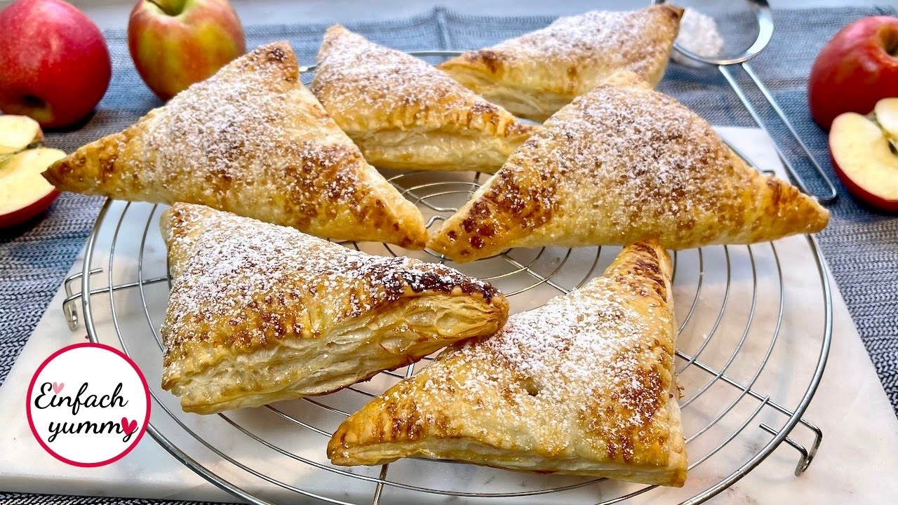 Niederländische Appelflappen  🍎🇳🇱  wie vom Bäcker 👨🏼‍🍳 Thermomix® TM5/TM6