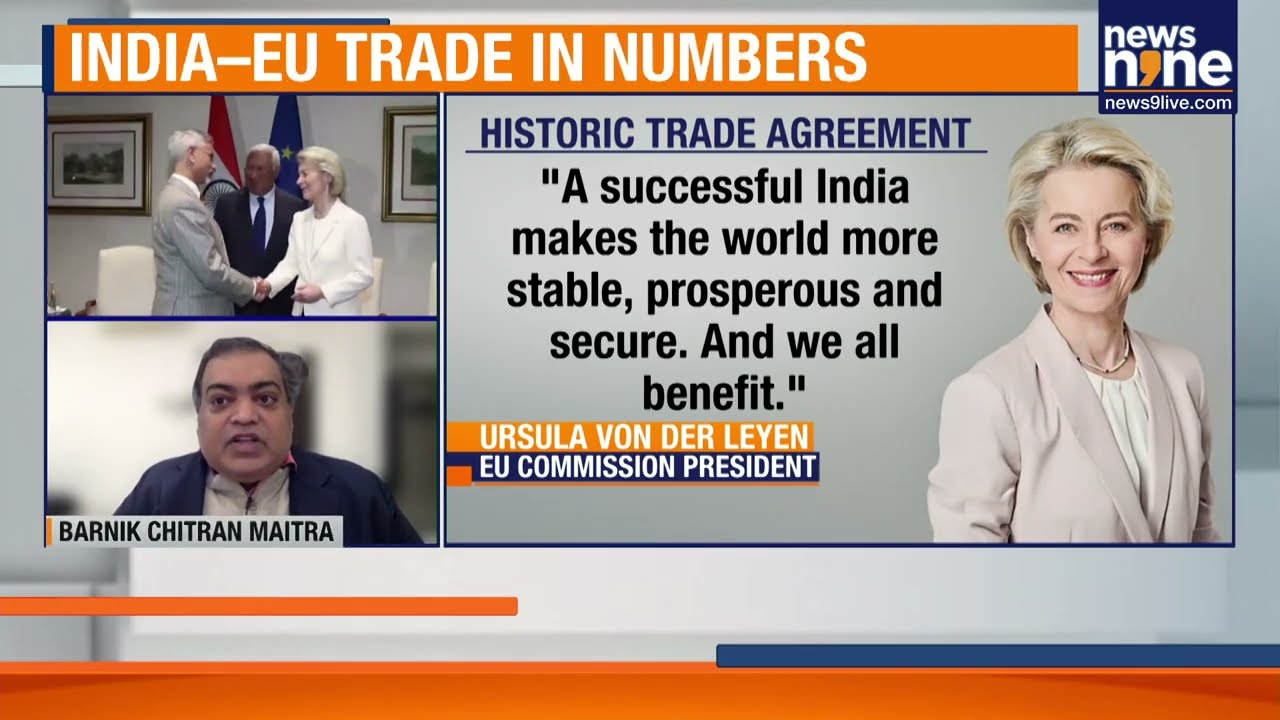 HISTORIC India–EU FTA to be Announced Today | Ursula von der Leyen, Antonio Costa at India-EU Summit