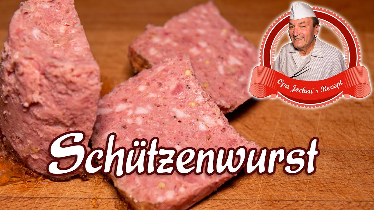 Schützenwurst selber machen - Wildschwein verarbeiten - Opa Jochens Rezept