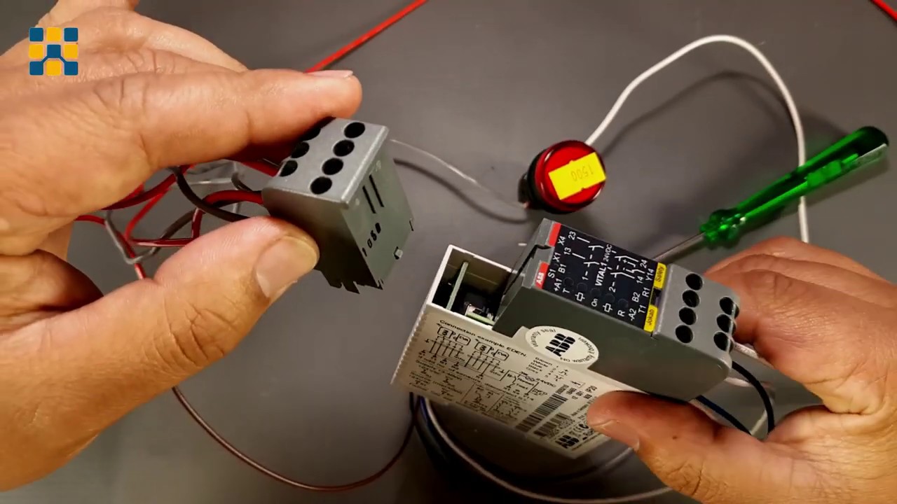 COMO FAZER TROCA DE UM RELE DE SEGURANÇA ABB - aula 5