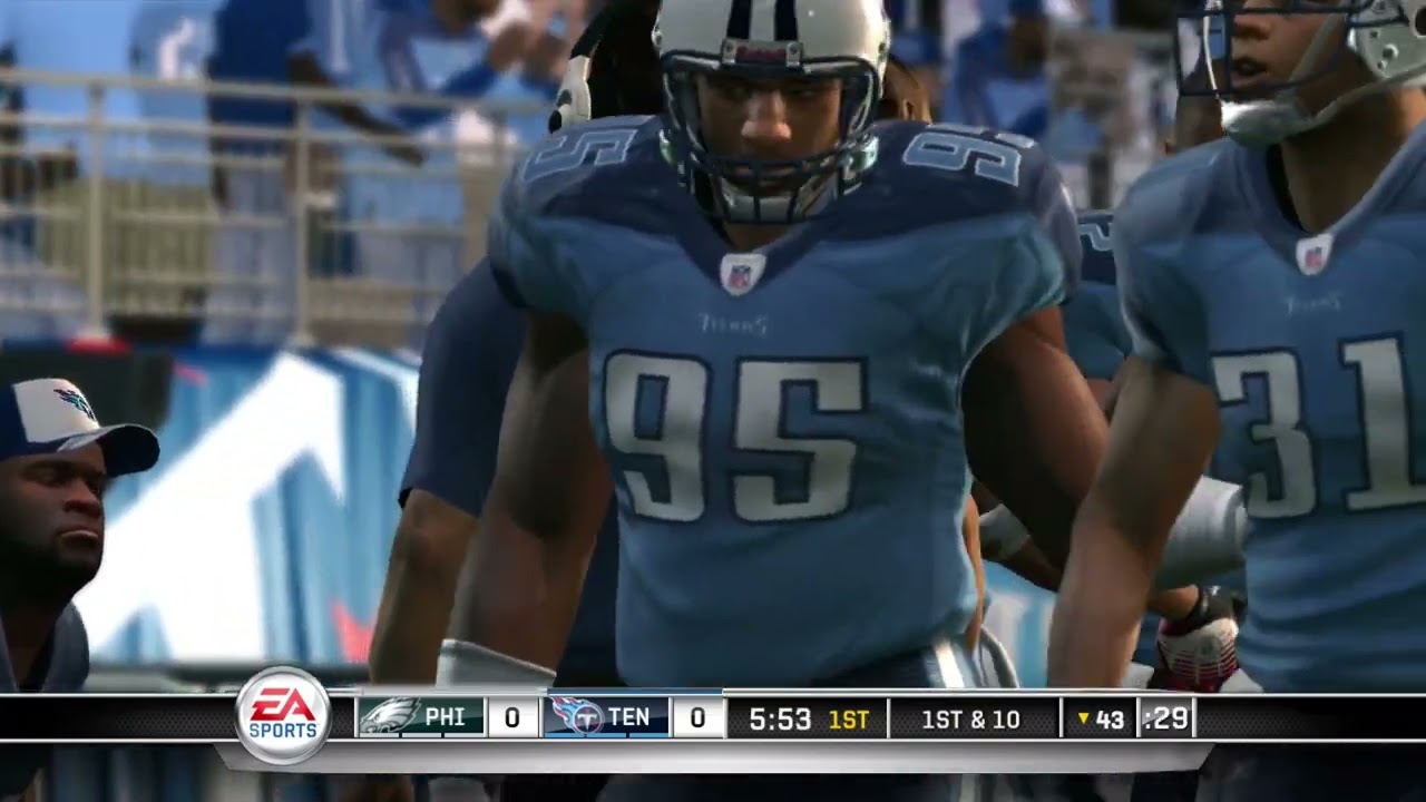 Madden NFL 11 Gameplay - Franchise mode - Philadelphia Eagles vs Tennessee Titans