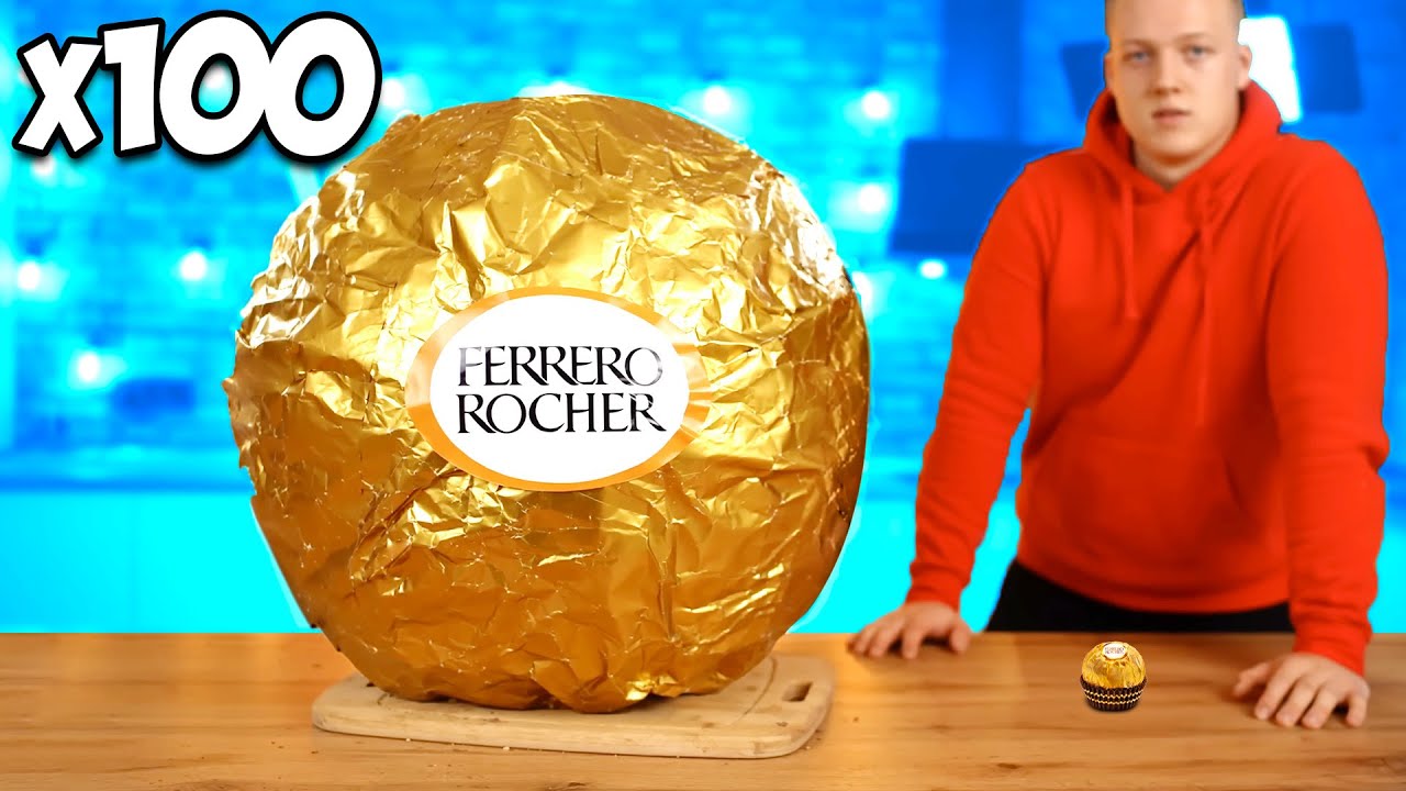 Giant Ferrero Rocher | How To Make The World’s Largest DIY Ferrero Rocher by VANZAI
