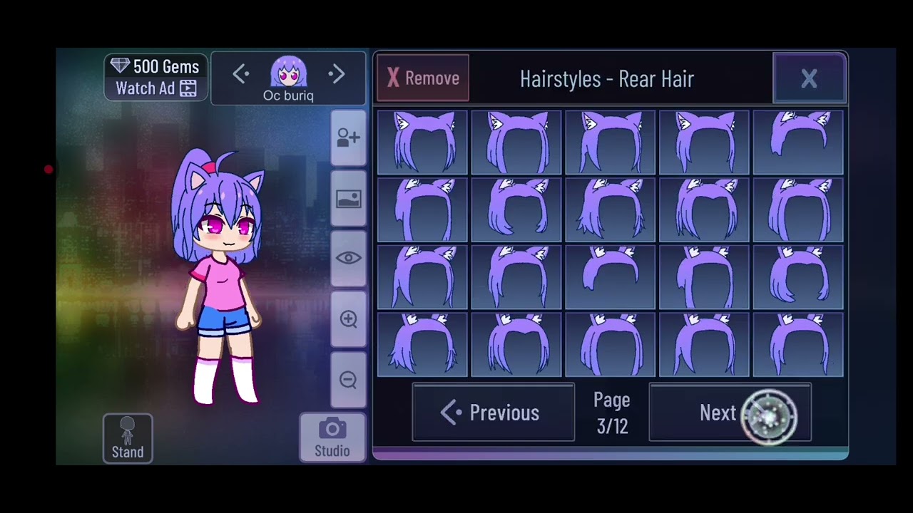 POV me now trying to make a new character cause I accidentally deleted my Gacha Club