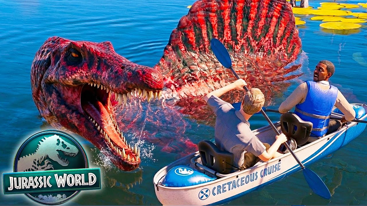 To NIE powinno wydarzyć się podczas spływu kajakowego… - Jurassic World Evolution 3