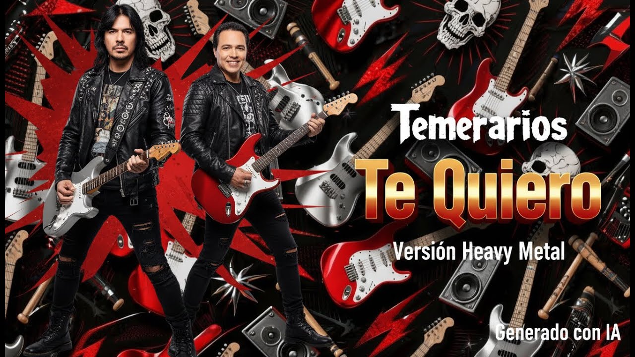 Los Temerarios – Te Quiero | Cover IA Heavy Metal romántico y nostálgico