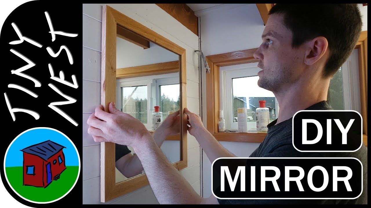 DIY Mirror for our Tiny Home Bathroom (Ep.79)