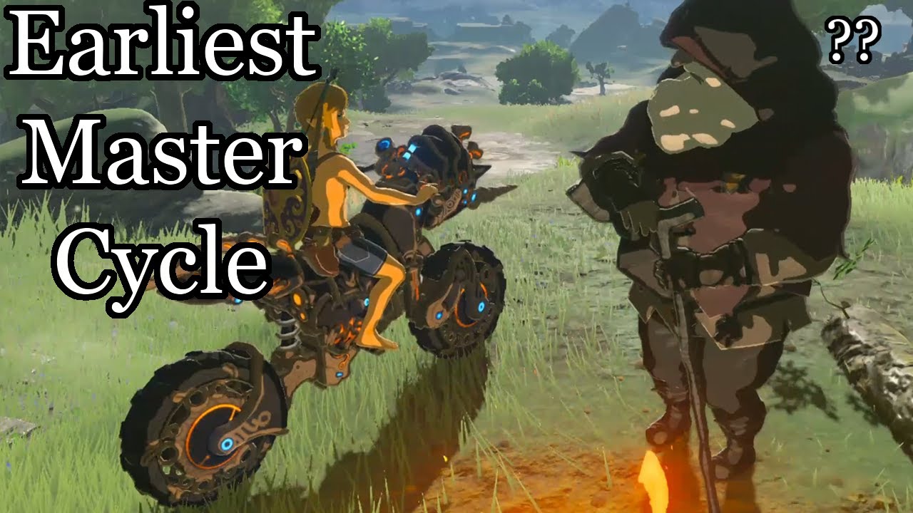 Obtaining the Master Cycle BEFORE leaving the Shrine of Resurrection - Breath of the Wild