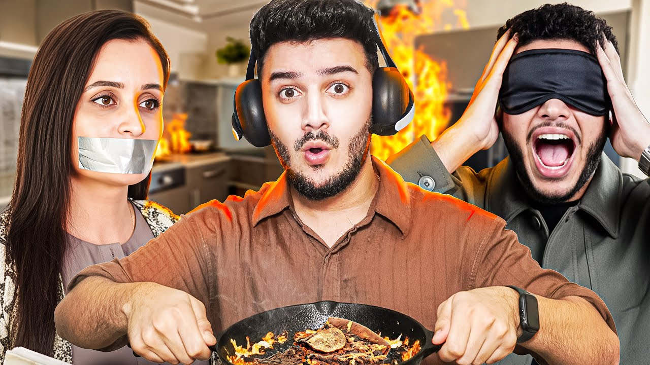 Blind Deaf Mute Challenge ft. Mama & Sunny