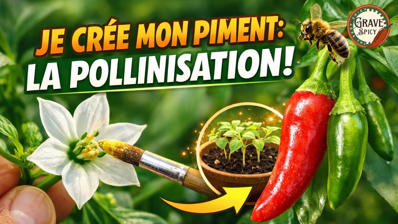 Créé SON propre PIMENT : La Pollinisation (Etape clé) 