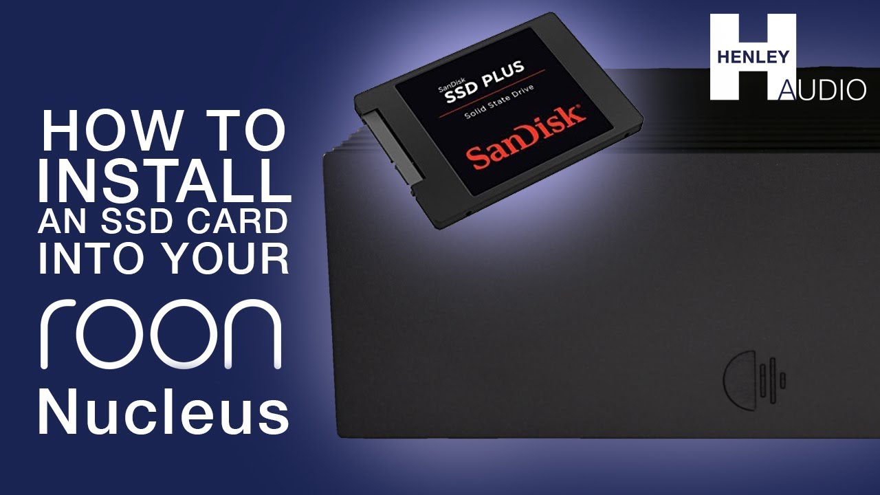 Roon | Original Nucleus - How to install an SSD