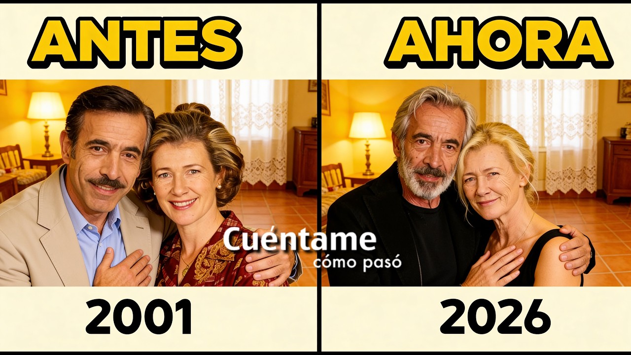 CUÉNTAME CÓMO PASÓ (2001) 📺 El antes y el ahora 35 AÑOS después